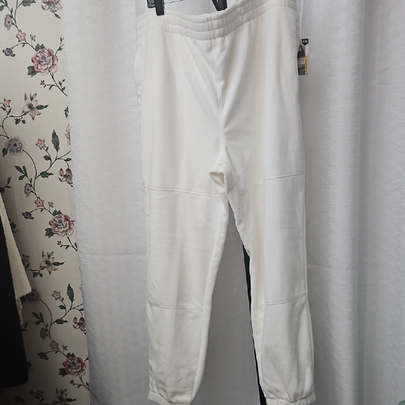Avia White Polyester Joggers - Picture 1 of 10